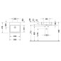 Duravit Vero Air - Meuble lavabo 500x470 mm, sans trop-plein, sans trou de robinetterie, WonderGliss, blanc 23505000791 Duravit Vero Air - Meuble lavabo 500x470 mm, sans trop-plein, sans trou de robinetterie, WonderGliss, blanc 23505000791