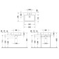 Duravit Vero Air - Lavabo 600x470 mm, sans trop-plein, avec 1 trou pour robinetterie, WonderGliss, blanc 23506000411 Duravit Vero Air - Lavabo 600x470 mm, sans trop-plein, avec 1 trou pour robinetterie, WonderGliss, blanc 23506000411