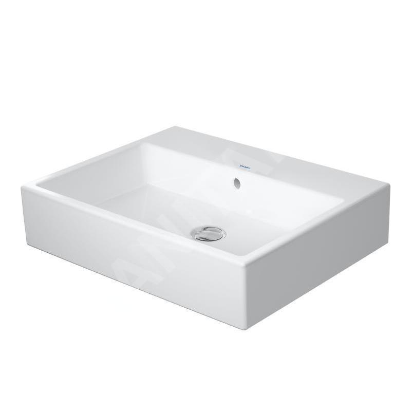 Duravit Vero Air - Lavabo 600x470 mm, avec trop-plein, sans trou de robinetterie, WonderGliss, blanc 23506000601 Duravit Vero Air - Lavabo 600x470 mm, avec trop-plein, sans trou de robinetterie, WonderGliss, blanc 23506000601