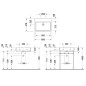 Duravit Vero Air - Lavabo 600x470 mm, avec trop-plein, sans trou de robinetterie, WonderGliss, blanc 23506000601 Duravit Vero Air - Lavabo 600x470 mm, avec trop-plein, sans trou de robinetterie, WonderGliss, blanc 23506000601