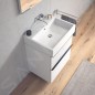 Duravit Vero Air - Lavabo 600x470 mm, avec trop-plein, sans trou de robinetterie, WonderGliss, blanc 23506000601 Duravit Vero Air - Lavabo 600x470 mm, avec trop-plein, sans trou de robinetterie, WonderGliss, blanc 23506000601