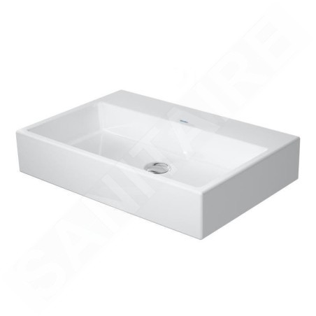 Duravit Vero Air - Meuble lavabo 700x470 mm, sans trop-plein, sans trou de robinetterie, WonderGliss, blanc 23507000791