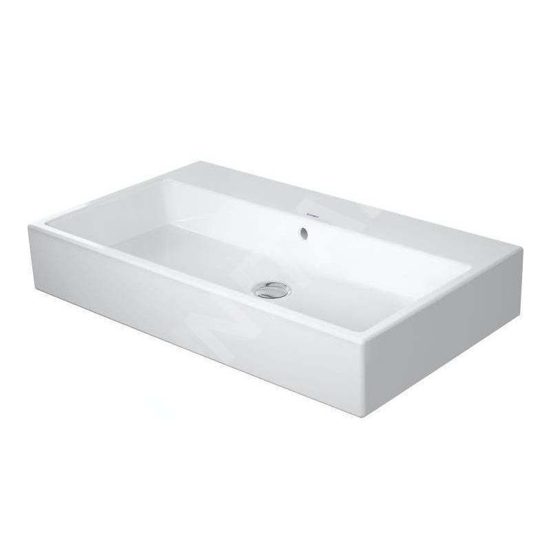 Duravit Vero Air - Lavabo 800x470 mm, avec trop-plein, sans trou de robinetterie, WonderGliss, blanc 23508000601 Duravit Vero Air - Lavabo 800x470 mm, avec trop-plein, sans trou de robinetterie, WonderGliss, blanc 23508000601