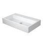 Duravit Vero Air - Lavabo 800x470 mm, sans trop-plein, sans trou de robinetterie, WonderGliss, blanc 23508000701 Duravit Vero Air - Lavabo 800x470 mm, sans trop-plein, sans trou de robinetterie, WonderGliss, blanc 23508000701
