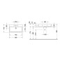 Duravit Vero Air - Meuble lavabo 800x470 mm, sans trop-plein, avec 1 trou pour robinetterie, blanc 2350800071 Duravit Vero Air - Meuble lavabo 800x470 mm, sans trop-plein, avec 1 trou pour robinetterie, blanc 2350800071