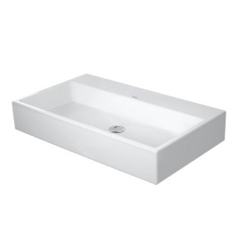 Duravit Vero Air - Meuble lavabo 800x470 mm, sans trop-plein, sans trou de robinetterie, WonderGliss, blanc 23508000791