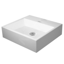 Duravit Vero Air - Vasque 500x470 mm, sans trop-plein, sans trou de robinetterie, WonderGliss, blanc 23525000701
