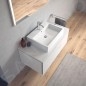 Duravit Vero Air - Vasque 600x470 mm, avec trop-plein, avec 1 trou pour robinetterie, WonderGliss, blanc 23526000001 Duravit Vero Air - Vasque 600x470 mm, avec trop-plein, avec 1 trou pour robinetterie, WonderGliss, blanc 23526000001