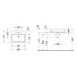 Duravit Vero Air - Vasque 600x470 mm, sans trop-plein, avec 1 trou pour robinetterie, blanc 2352600041 Duravit Vero Air - Vasque 600x470 mm, sans trop-plein, avec 1 trou pour robinetterie, blanc 2352600041