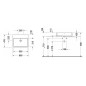 Duravit Vero Air - Vasque 600x470 mm, avec trop-plein, sans trou de robinetterie, blanc 2352600060 Duravit Vero Air - Vasque 600x470 mm, avec trop-plein, sans trou de robinetterie, blanc 2352600060