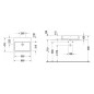 Duravit Vero Air - Vasque 600x470 mm, avec trop-plein, sans trou de robinetterie, WonderGliss, blanc 23526000601 Duravit Vero Air - Vasque 600x470 mm, avec trop-plein, sans trou de robinetterie, WonderGliss, blanc 23526000601