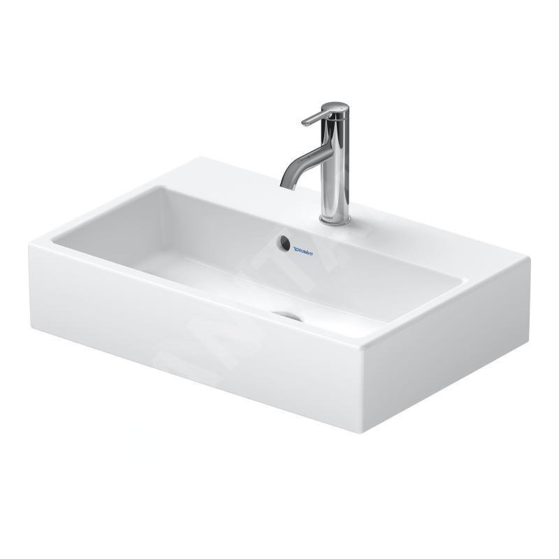 Duravit Vero Air - Lavabo 600x400 mm, avec trop-plein, avec 1 trou pour robinetterie, WonderGliss, blanc 23686000001 Duravit Vero Air - Lavabo 600x400 mm, avec trop-plein, avec 1 trou pour robinetterie, WonderGliss, blanc 23686000001