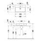 Duravit Vero Air - Meuble lavabo 600x400 mm, avec trop-plein, avec 1 trou pour robinetterie, blanc 2368600027 Duravit Vero Air - Meuble lavabo 600x400 mm, avec trop-plein, avec 1 trou pour robinetterie, blanc 2368600027