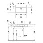 Duravit Vero Air - Meuble lavabo 600x400 mm, avec trop-plein, sans trou de robinetterie, blanc 2368600028 Duravit Vero Air - Meuble lavabo 600x400 mm, avec trop-plein, sans trou de robinetterie, blanc 2368600028