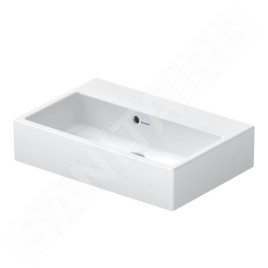 Duravit Vero Air - Meuble lavabo 600x400 mm, avec trop-plein, sans trou de robinetterie, blanc 23686000281