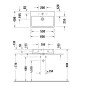 Duravit Vero Air - Meuble lavabo 600x400 mm, sans trop-plein, avec 1 trou pour robinetterie, blanc 2368600071 Duravit Vero Air - Meuble lavabo 600x400 mm, sans trop-plein, avec 1 trou pour robinetterie, blanc 2368600071
