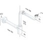 Bruckner Accessoires - Siphon de lavabo à faible encombrement Crono, 1 1/4, vidage 32 mm, blanc 151.124.0 Bruckner Accessoires - Siphon de lavabo à faible encombrement Crono, 1 1/4, vidage 32 mm, blanc 151.124.0