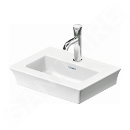 Duravit White Tulip - Lavabo 450x330 mm, 1 trou pour robinetterie, avec WonderGliss, blanc 07374500411
