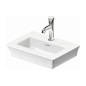 Duravit White Tulip - Lavabo 450x330 mm, 1 trou pour robinetterie, avec WonderGliss, blanc 07374500411