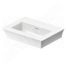 Duravit White Tulip - Lavabo 450x330 mm, sans trou pour robinetterie, avec WonderGliss, blanc 07374500701