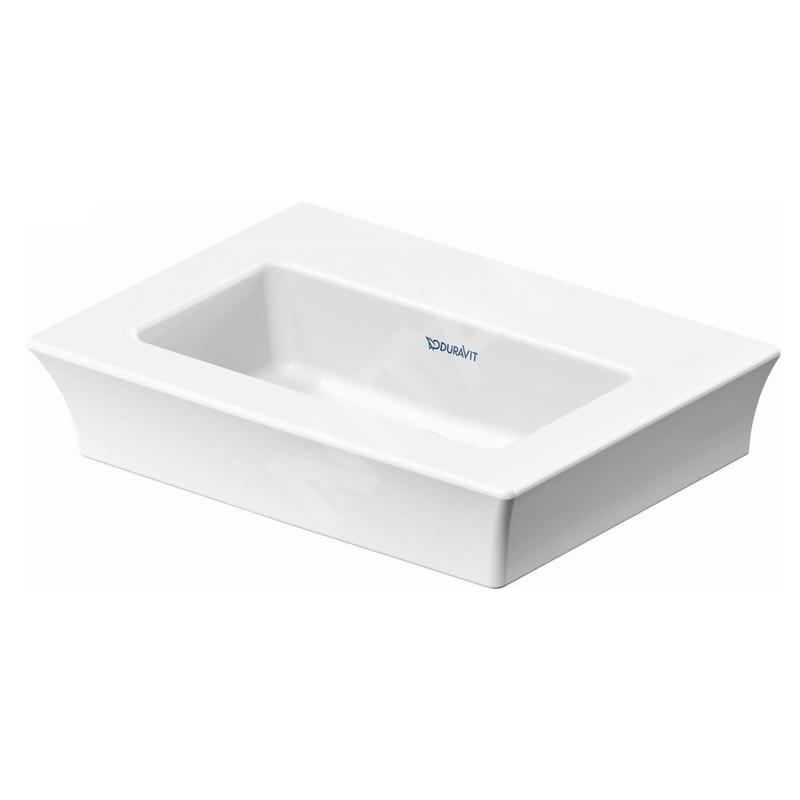 Duravit White Tulip - Lavabo 450x330 mm, sans trou pour robinetterie, avec WonderGliss, blanc 07374500701
