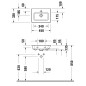 Duravit White Tulip - Lavabo 450x330 mm, sans trou pour robinetterie, avec WonderGliss, blanc 07374500701