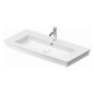 Duravit White Tulip - Lavabo de meuble 1050x490 mm, avec 1 trou pour robinetterie, avec WonderGliss, blanc 23631000001 Duravit White Tulip - Lavabo de meuble 1050x490 mm, avec 1 trou pour robinetterie, avec WonderGliss, blanc 23631000001