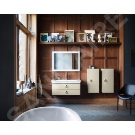 Duravit White Tulip - Lavabo de meuble 1050x490 mm, avec 1 trou pour robinetterie, avec WonderGliss, blanc 23631000001