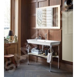 Duravit White Tulip - Lavabo de meuble 1050x490 mm, avec 1 trou pour robinetterie, avec WonderGliss, blanc 23631000001