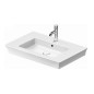 Duravit White Tulip - Lavabo 750x490 mm, 1 trou pour robinetterie, WonderGliss, blanc 23637500001 Duravit White Tulip - Lavabo 750x490 mm, 1 trou pour robinetterie, WonderGliss, blanc 23637500001