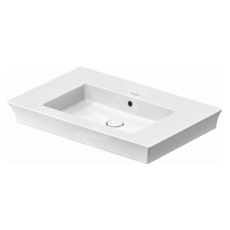 Duravit White Tulip - Lavabo 750x490 mm, sans trou pour robinetterie, blanc 2363750060 Duravit White Tulip - Lavabo 750x490 mm, sans trou pour robinetterie, blanc 2363750060