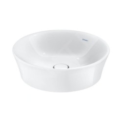 Duravit White Tulip - Lavabo de meuble, diamètre 500 mm, sans trou pour robinetterie, blanc 2365500070