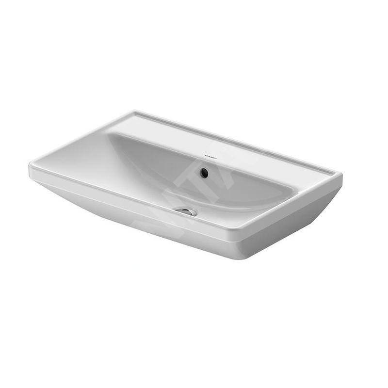 Duravit D-Neo - Lavabo 650x440 mm, sans trou pour robinetterie, blanc 2366650060 Duravit D-Neo - Lavabo 650x440 mm, sans trou pour robinetterie, blanc 2366650060