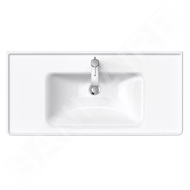 Duravit D-Neo - Lavabo 1000x480 mm, 1 trou pour robinetterie, blanc 2367100000