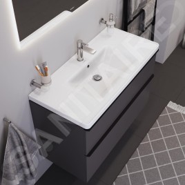 Duravit D-Neo - Lavabo 1000x480 mm, 1 trou pour robinetterie, blanc 2367100000