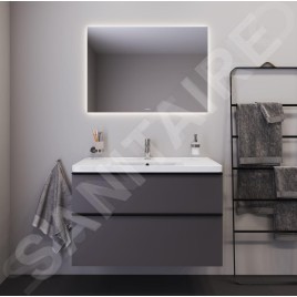 Duravit D-Neo - Lavabo 1000x480 mm, 1 trou pour robinetterie, blanc 2367100000