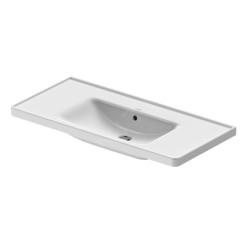 Duravit D-Neo - Lavabo 1000x480 mm, sans trou pour robinetterie, blanc 2367100060