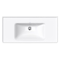Duravit D-Neo - Lavabo 1000x480 mm, sans trou pour robinetterie, blanc 2367100060