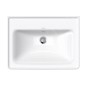 Duravit D-Neo - Lavabo 650x480 mm, sans trou pour robinetterie, blanc 2367650060 Duravit D-Neo - Lavabo 650x480 mm, sans trou pour robinetterie, blanc 2367650060
