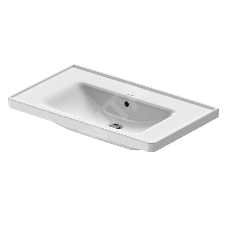 Duravit D-Neo - Lavabo 800x480 mm, sans trou pour robinetterie, blanc 2367800060 Duravit D-Neo - Lavabo 800x480 mm, sans trou pour robinetterie, blanc 2367800060