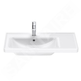 Duravit D-Neo - Lavabo de meuble 800x480 mm, 1 trou pour robinetterie à gauche, blanc 2369800000