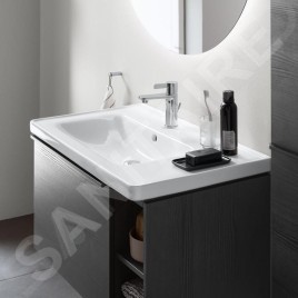 Duravit D-Neo - Lavabo de meuble 800x480 mm, 1 trou pour robinetterie à gauche, blanc 2369800000