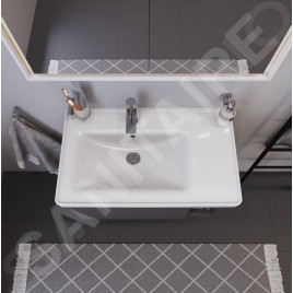 Duravit D-Neo - Lavabo de meuble 800x480 mm, 1 trou pour robinetterie à gauche, blanc 2369800000