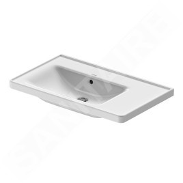 Duravit D-Neo - Lavabo de meuble 800x480 mm, sans trou pour robinetterie, blanc 2369800060