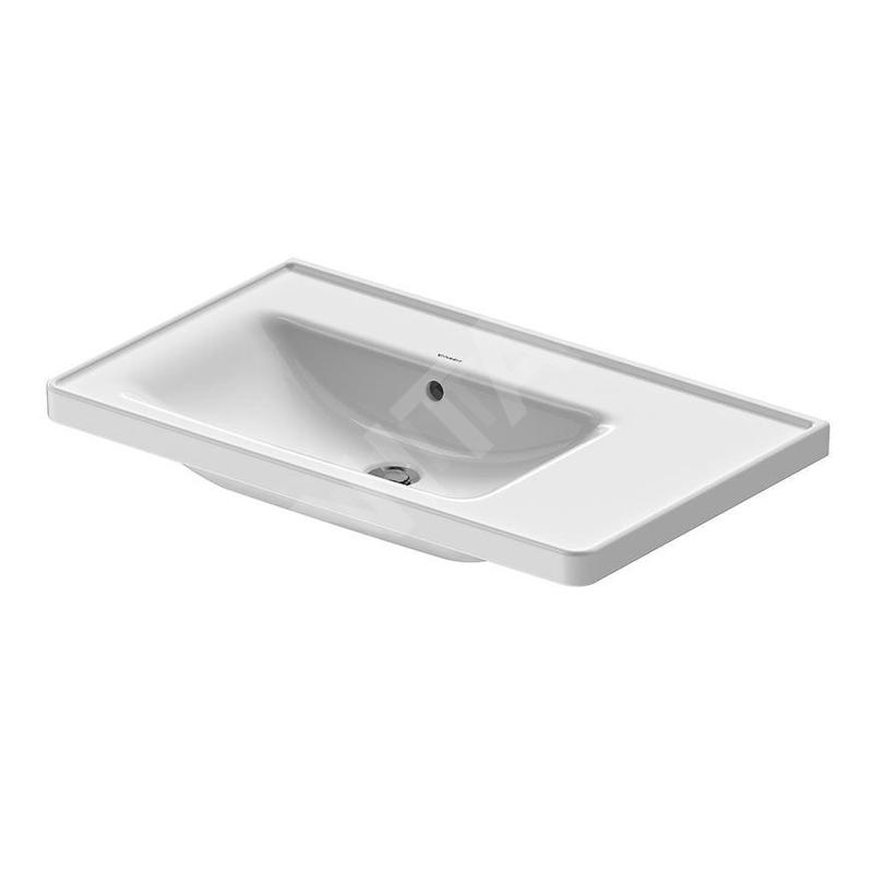 Duravit D-Neo - Lavabo de meuble 800x480 mm, sans trou pour robinetterie, blanc 2369800060 Duravit D-Neo - Lavabo de meuble 800x480 mm, sans trou pour robinetterie, blanc 2369800060