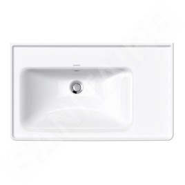 Duravit D-Neo - Lavabo de meuble 800x480 mm, sans trou pour robinetterie, blanc 2369800060