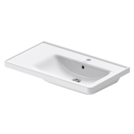 Duravit D-Neo - Lavabo de meuble 800x480 mm, 1 trou pour robinetterie à droite, blanc 2370800000