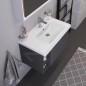 Duravit D-Neo - Lavabo de meuble 800x480 mm, 1 trou pour robinetterie à droite, blanc 2370800000 Duravit D-Neo - Lavabo de meuble 800x480 mm, 1 trou pour robinetterie à droite, blanc 2370800000