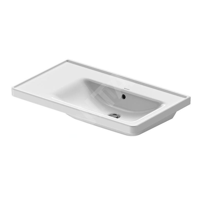 Duravit D-Neo - Lavabo pour meuble 800x480 mm, sans trou pour robinetterie, blanc 2370800060 Duravit D-Neo - Lavabo pour meuble 800x480 mm, sans trou pour robinetterie, blanc 2370800060