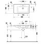 Duravit D-Neo - Lavabo pour meuble 800x480 mm, sans trou pour robinetterie, blanc 2370800060 Duravit D-Neo - Lavabo pour meuble 800x480 mm, sans trou pour robinetterie, blanc 2370800060